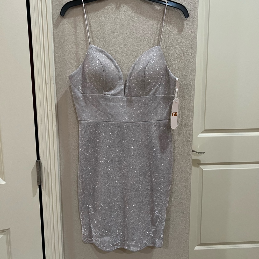 Champagne Sparkly Gianni Bini dress